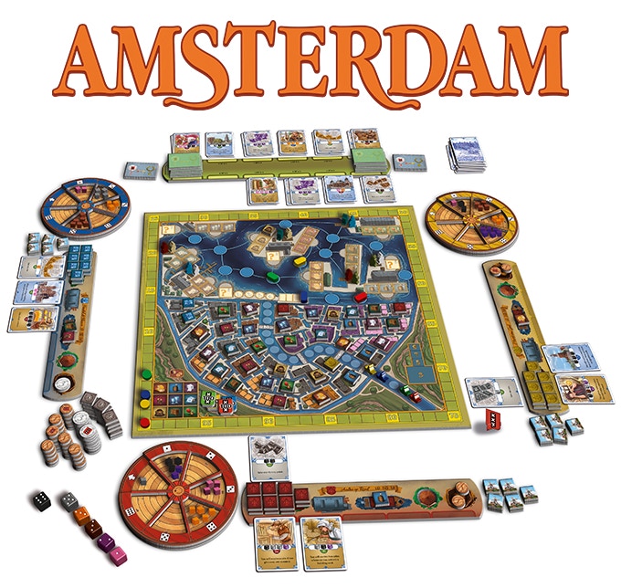 桌遊 Stefan Feld City Collection - Hamburg & Amsterdam