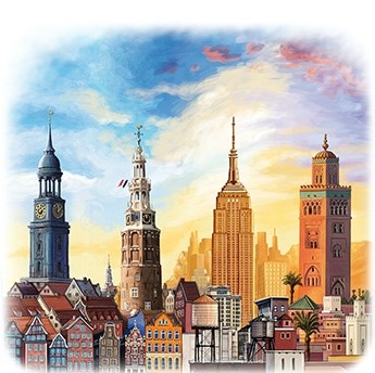 桌遊 Stefan Feld City Collection - Hamburg & Amsterdam