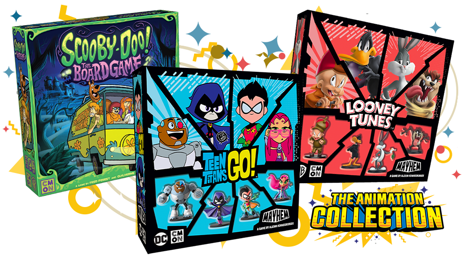 The Animation Collection: Scooby-Doo: The Board Game,  Teen Titans Go! Mayhem & Looney Tunes Mayhem