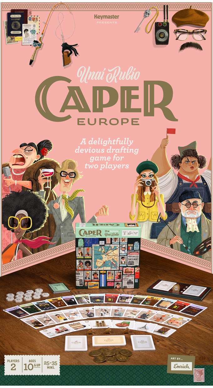 桌遊 Caper Europe