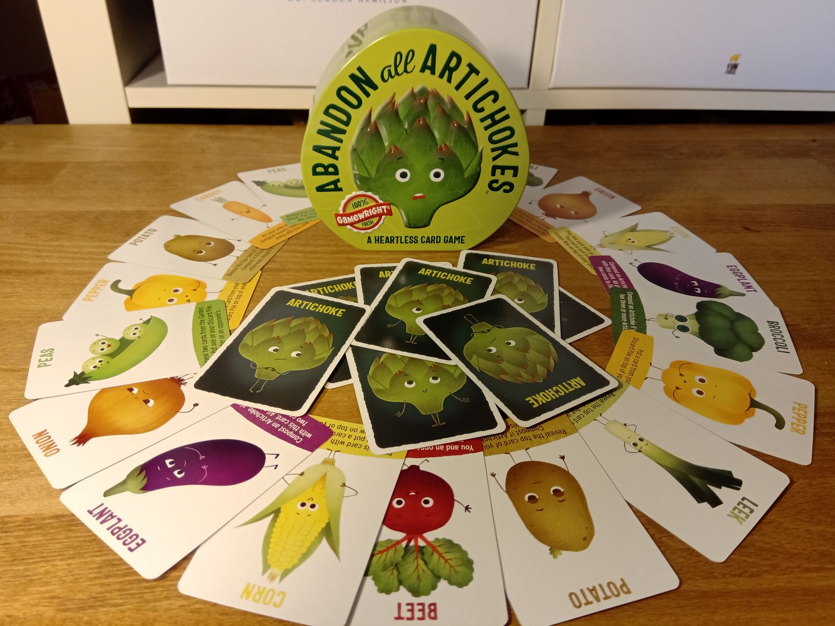 桌遊開箱 Abandon all Artichokes