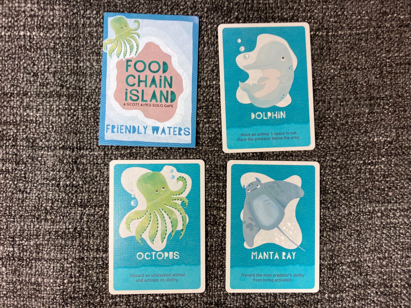 桌遊開箱 Food Chain Island