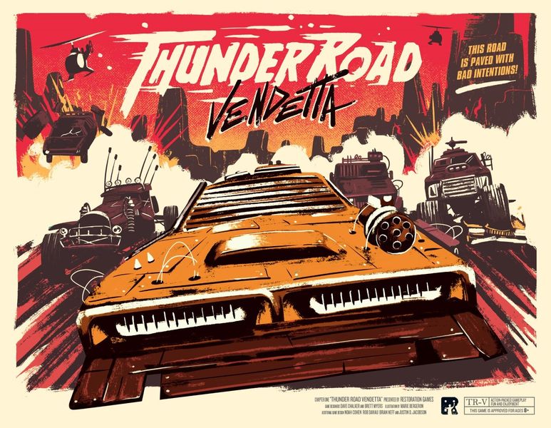 桌遊 Thunder Road Vendetta